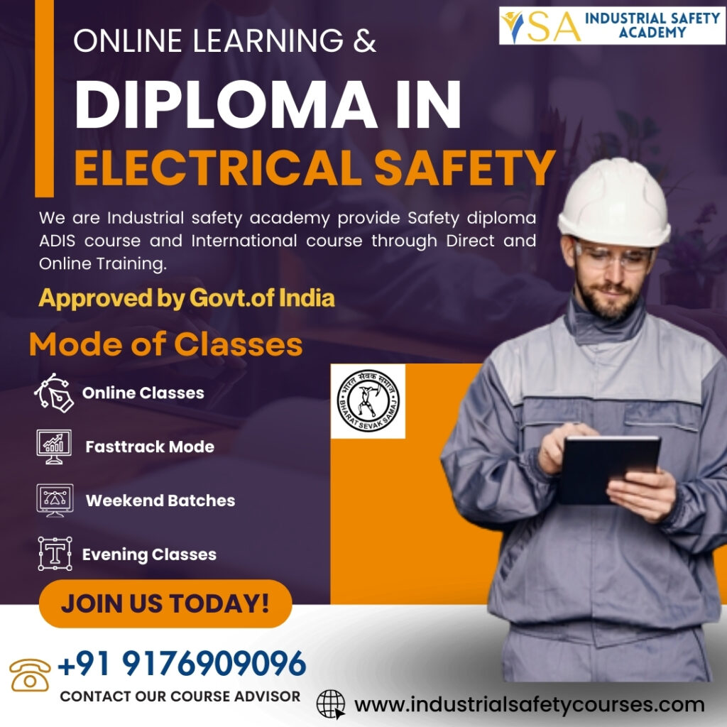 Electrical Safety Course in Hosur, fire and safety course in hosur